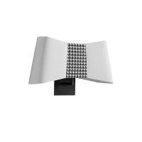 Applique Grand Couture - Blanc et Pied-de-Poule - Designheure
