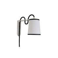 Wall lamp Lightbook - White with black borders - Designheure